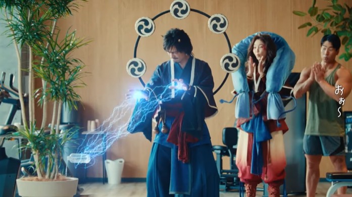 向里佑香 こうりゆうか DIVINE SHOGUN 将軍 日本随一の遊女お菊役 菊役 向里憂香 富士電機CM 富士電機風神雷神 斎藤工 風神役