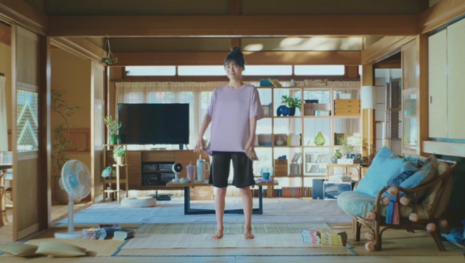 松永有紗 まつながありさ　ゲオCM GEO 冷感ルームウェア　GEOルームウェア　ゲオルームウェア　ありかい　KAITO　