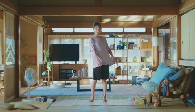 松永有紗 まつながありさ　ゲオCM GEO 冷感ルームウェア　GEOルームウェア　ゲオルームウェア　ありかい　KAITO　