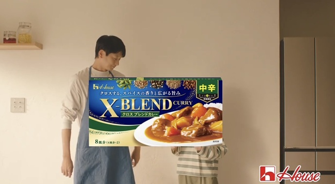 Hug Hug子役 向井理の娘役 X-BLEND CURRY クロスブレンド ハウス食品 カレーCM スパイスカレーCM クロスブレンドカレー